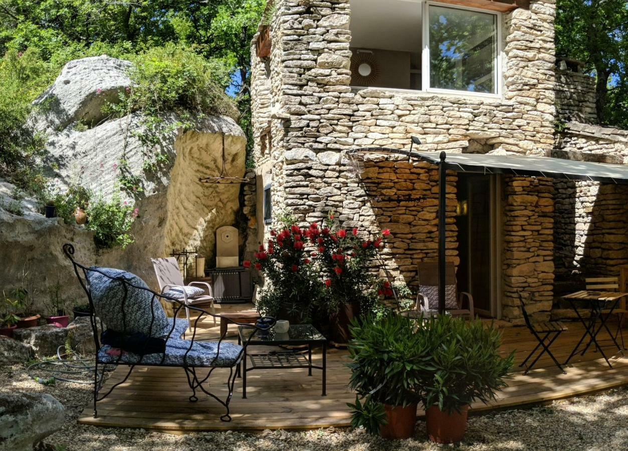Les Rapieres Mireio Villa Gordes Eksteriør billede